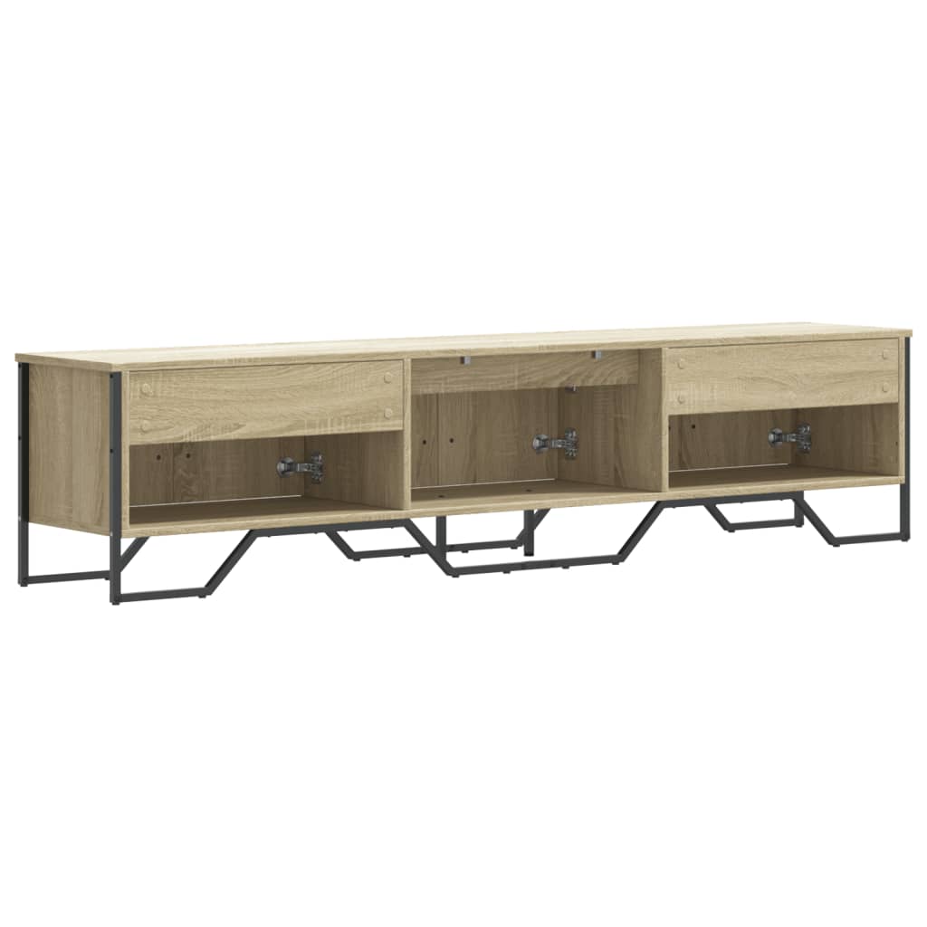Mobile Porta TV Rovere Sonoma 180x34x41 cm Legno Multistrato