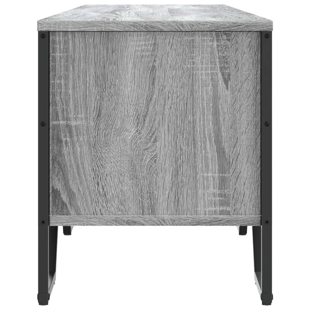 Mobile Porta TV Grigio Sonoma 180x34x41cm in Legno Multistrato