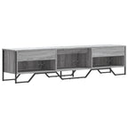Mobile Porta TV Grigio Sonoma 180x34x41cm in Legno Multistrato