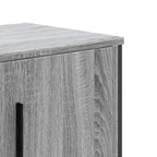 Mobile Porta TV Grigio Sonoma 180x34x41cm in Legno Multistrato