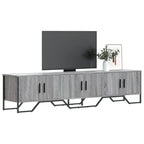 Mobile Porta TV Grigio Sonoma 180x34x41cm in Legno Multistrato