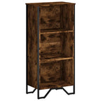 Libreria Rovere Fumo 50x31x106 cm in Legno Multistrato