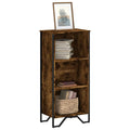 Libreria Rovere Fumo 50x31x106 cm in Legno Multistrato
