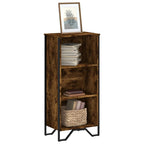 Libreria Rovere Fumo 50x31x106 cm in Legno Multistrato