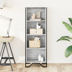 Libreria Grigio Sonoma 50x31x137,5 cm in Truciolato