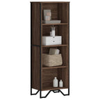 Libreria Rovere Marrone 50x31x137,5 cm in Truciolato