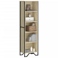 Libreria Rovere Sonoma 50x31x169 cm in Legno Multistrato