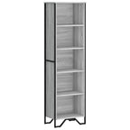Libreria Grigio Sonoma 50x31x169 cm in Legno Multistrato