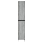 Libreria Grigio Sonoma 50x31x169 cm in Legno Multistrato