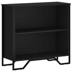 Libreria Nera 80x31x74,5 cm in Legno Multistrato