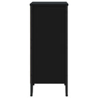 Libreria Nera 80x31x74,5 cm in Legno Multistrato