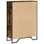 Libreria Rovere Fumo 80x31x106 cm in Legno Multistrato