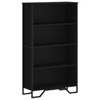 Libreria Nera 80x31x137,5 cm in Legno Multistrato