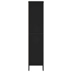 Libreria Nera 80x31x137,5 cm in Legno Multistrato
