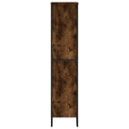 Libreria Rovere Fumo 80x31x137,5 cm in Truciolato