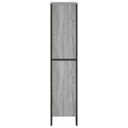 Libreria Grigio Sonoma 80x31x137,5 cm in Legno Multistrato