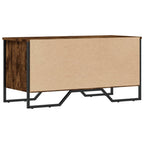 Scarpiera Rovere Fumo 90x38x45,5 cm in Truciolato