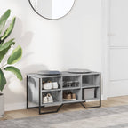 Scarpiera Grigio Sonoma 90x38x45,5 cm in Truciolato