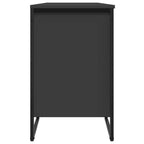 Scarpiera Nera 90x38x61,5 cm in Truciolato
