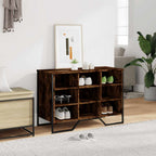 Scarpiera Rovere Fumo 90x38x61,5 cm in Truciolato