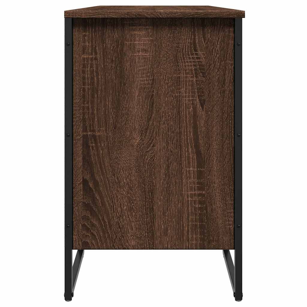 Scarpiera Rovere Marrone 90x38x61,5 cm in Truciolato