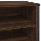 Scarpiera Rovere Marrone 80x38x78 cm in Truciolato