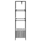 Armadio Grigio Sonoma 90x50x180 cm in Truciolato