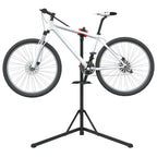 Supporto Riparazione Bici Regolabile 92-152 cm Rosso in Acciaio