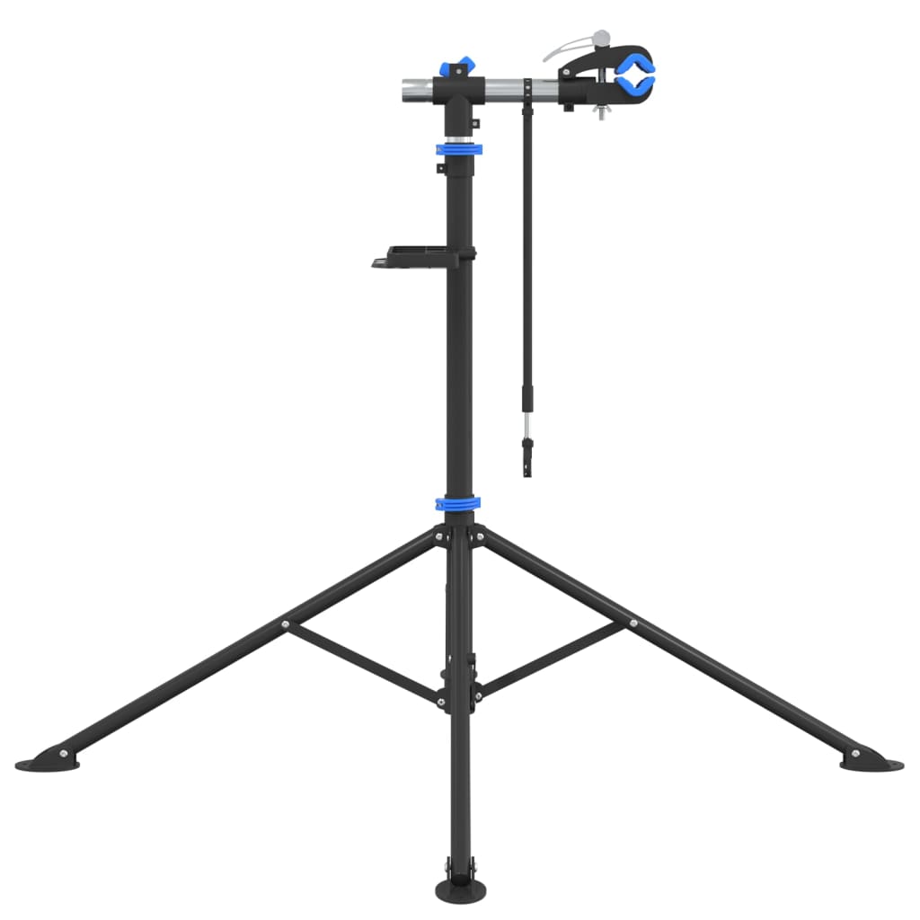 Supporto Riparazione Bici Regolabile 108-188 cm Blu in Acciaio