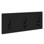 Set Mobili da Ingresso 4 pz Nero in Legno Multistrato