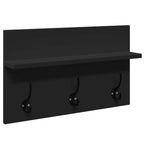 Set Mobili da Ingresso 4 pz Nero in Legno Multistrato