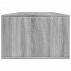 Tavolino da Salotto Grigio Sonoma 102x55x35cm Legno Multistrato