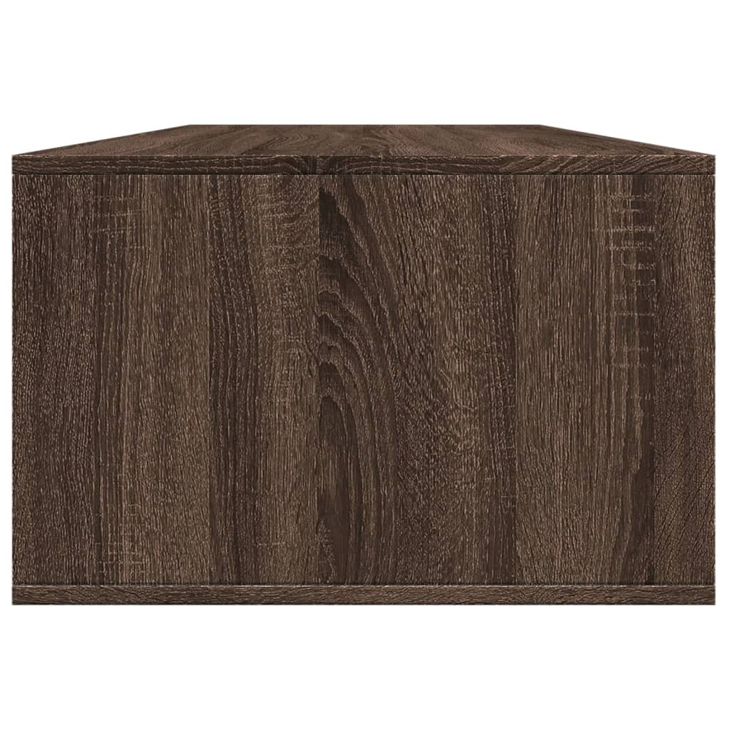 Tavolino Salotto Rovere Marrone 102x55x35 cm Legno Multistrato
