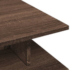 Tavolino Salotto Rovere Marrone 102x55x35 cm Legno Multistrato