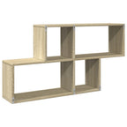 Scaffale a Parete Rovere Sonoma 100x20x53cm Legno Multistrato