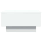 Tavolino da Salotto Bianco 60x45x31 cm in Legno Multistrato