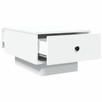 Tavolino da Salotto Bianco 60x45x31 cm in Legno Multistrato
