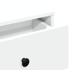 Tavolino da Salotto Bianco 60x45x31 cm in Legno Multistrato