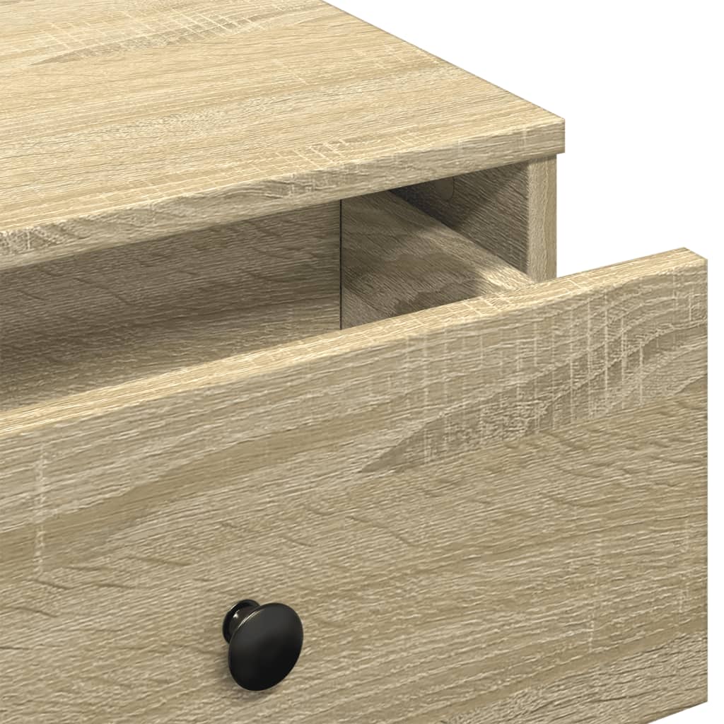 Tavolino da Salotto Rovere Sonoma 60x45x31 cm Legno Multistrato