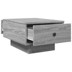 Tavolino Salotto Grigio Sonoma 60x45x31 cm Legno Multistrato