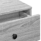 Tavolino Salotto Grigio Sonoma 60x45x31 cm Legno Multistrato