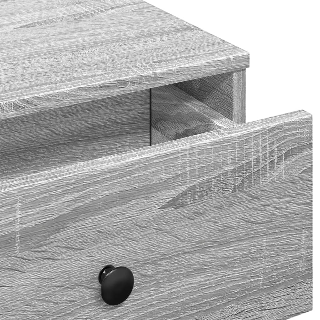 Tavolino Salotto Grigio Sonoma 60x45x31 cm Legno Multistrato