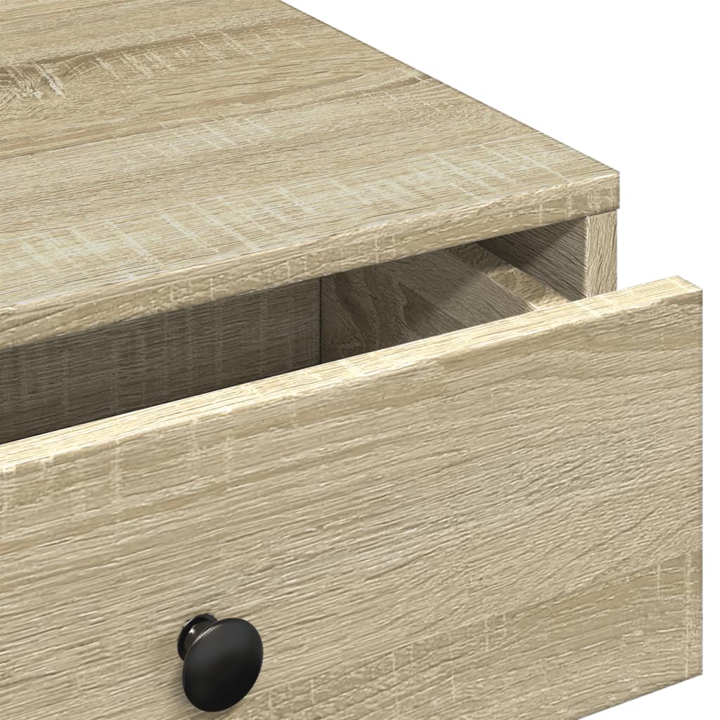 Tavolino da Salotto Rovere Sonoma 90x90x28 cm Legno Multistrato