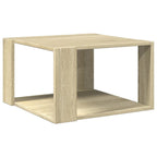 Tavolino Salotto Rovere Sonoma 51,5x51,5x30cm Legno Multistrato