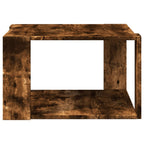 Tavolino Salotto Rovere Fumo 51,5x51,5x30cm Legno Multistrato
