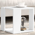 Tavolino da Salotto Bianco 32x32x30 cm in Legno Multistrato