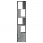Libreria Grigio Sonoma 40x36x189 cm in Legno Multistrato