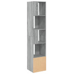 Libreria Grigio Sonoma 40x36x189 cm in Legno Multistrato