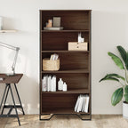 Libreria Rovere Marrone 80x31x169 cm in Truciolato