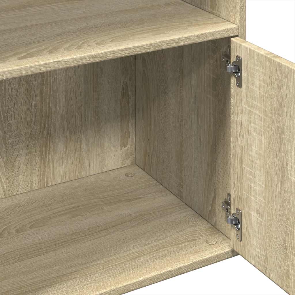 Libreria Rovere Sonoma 100x36x189 cm in Legno Multistrato
